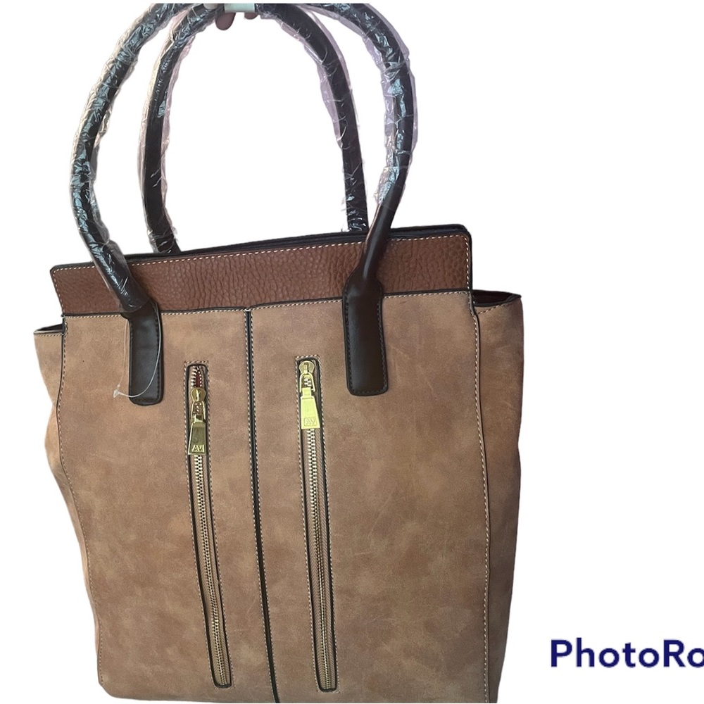 Adrienne Vittadini Bag Suede Classic Purse